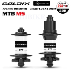 Bộ Hub Xe Đạp GOLDIX M370 - Phanh Đĩa 6 Ốc - Rachet 36T