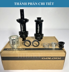 Bộ Hub GOLDIX R180 SL Ratchet 36T – 24 Lỗ Phanh Đĩa