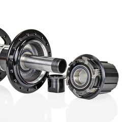 Bộ Hub KOOZER 455 32 Lỗ - Phanh Đĩa 6 Ốc - Tăm Móc - Màu Bạc