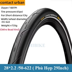 Lốp Xe Đạp CONTINENTAL CONTACT URBAN 26/27.5 Và 29Inch
