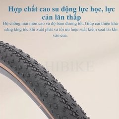Lốp Xe Đạp Giant 700x38C Touring Hoặc Gravel Viền Màu Nâu