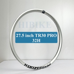 Niềng Nhôm 6069 Xe Đạp KOOZER TR30 PRO 32 Lỗ - Phanh Đĩa Màu Bạc
