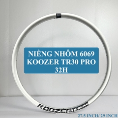 Niềng Nhôm 6069 Xe Đạp KOOZER TR30 PRO 32 Lỗ - Phanh Đĩa Màu Bạc
