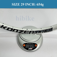 Niềng Nhôm 6069 Xe Đạp KOOZER TR30 PRO 32 Lỗ - Phanh Đĩa Màu Bạc