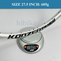 Niềng Nhôm 6069 Xe Đạp KOOZER TR30 PRO 32 Lỗ - Phanh Đĩa Màu Bạc