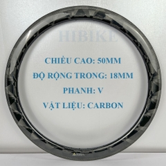 Niềng Xe Đạp 700C CARBON TORAY - Phanh V