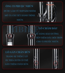 Phuộc Hơi Xe Đạp MTB NANLIO X9 PRO 26/27.5/29 Inch