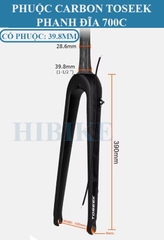 Phuộc Xe Đạp 700C CARBON TOSEEK – Phanh Đĩa