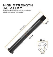Phuộc Đơ Xe Đạp MTB CARBON TOSEEK M40 BOOST - Cổ Nở 39.8mm