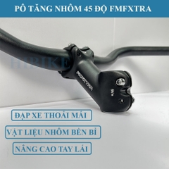 Pô Tăng Nhôm Xe Đạp 45 Độ FMFXTRA
