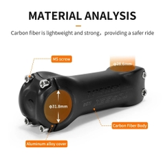 Pô tăng Xe Đạp Carbon TOSEEK K04