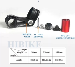 Pô Tăng Xe Đạp Nhôm Gật Gù TOSEEK ST004