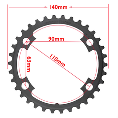 Bộ Đĩa Răng Rời SHIMANO TIAGRA R4700 BCD 110MM
