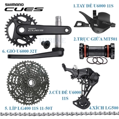 Bộ Group Xe Đạp SHIMANO CUES U6000 1X11S