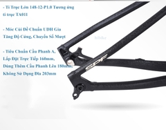Khung Sườn Nhôm Xe Đạp Địa Hình KINESIS AM HARDTAIL TX529 BOOST UDH