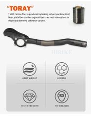 Tay càng nghỉ gắn ghi đông xe đạp chống mỏi Carbon TOSEEK