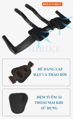 Tay càng nghỉ gắn ghi đông xe đạp chống mỏi Carbon TOSEEK