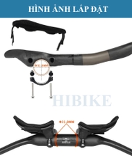 Tay càng nghỉ gắn ghi đông xe đạp chống mỏi Carbon TOSEEK