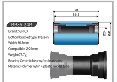 Trục Giữa BB Ép Xe Đạp SENICX CERAMIC BB86-24R
