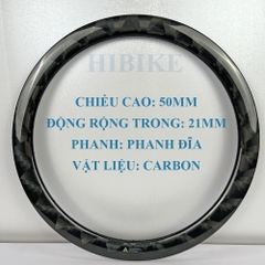 Niềng Xe Đạp 700C CARBON TORAY - Phanh Đĩa