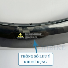 Niềng Xe Đạp 700C CARBON TORAY - Phanh Đĩa
