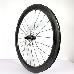 Bộ Vành Xe Đạp CARBON KOOZER 350 TORAY T800 50MM  AC3 Vân Đá - Phanh V