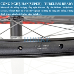 Bộ Vành Nhôm 27.5/29Inch KOOZER XR1700 - Phanh Đĩa 6 Ốc