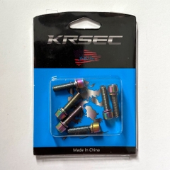 Bộ 6 Ốc Lục Giác Không Rỉ Gắn Pô Tăng Xe Đạp M5*18mm