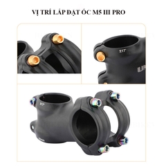 Bộ 6 Ốc Lục Giác Không Rỉ Gắn Pô Tăng Xe Đạp M5*18mm