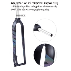 Phuộc Đơ Xe Đạp Nhôm Blooke 26/27.5 và 29 Inch - Phanh Đĩa