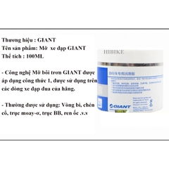 Mỡ bôi trơn xe đạp GIANT CT-1 100ml