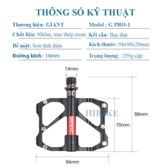 Pedan xe đạp GIANT G PRO-1