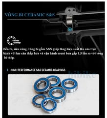 Vòng Bi Ceramic S&S ( Phớt Xanh)