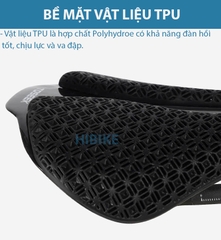 Yên Xe Đạp Carbon 3D Toseek P10