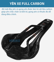 Yên Xe Đạp Carbon 3D Toseek P10