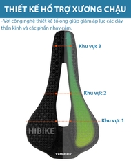 Yên Xe Đạp Carbon 3D Toseek P10