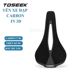 Yên Xe Đạp Carbon 3D Toseek P300