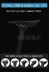 Yên Xe Đạp Carbon 3D Toseek P300