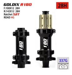 Bộ Hub GOLDIX M180 Ratchet EXP 52T – 28 Lỗ - Phanh Đĩa 6 Ốc