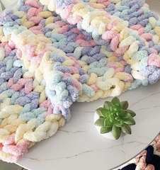 Búi 250gr Len Nhung Finger knitting 20mm