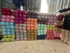 sợi linen cotton số 6, cuộn 50gr