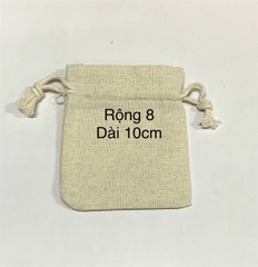 Lót túi rút vải canvas màu lúa mạch nhiều size