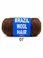 Len làm tóc búp bê - len tóc  Brazil