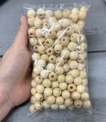 Gói 200 hạt gỗ size 12 mm