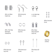 Set làm bông tai - vòng tay handmade