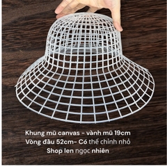 Canvas phom mũ cắt sẵn