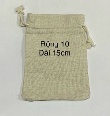 Lót túi rút vải canvas màu lúa mạch nhiều size