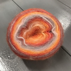 Len Loang cầu vồng mohair sợi to