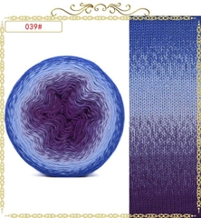 300gr Satin Merino loang cầu vồng