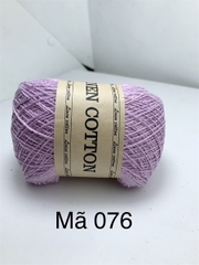 Linen cotton sợi nhũ cuộn 100gr